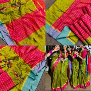 হাফসিল্কের সকাল সন্ধ্যা শাড়ি