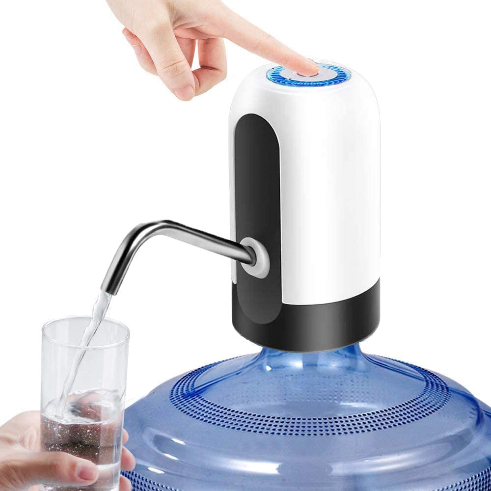 Rechargeable Electric Water Dispenser Pump – Universal Wireless Smart Drinking Water Bottle Pump with USB Charging, 360-Degree Rotation & One-Touch Operation - Image 3