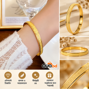 Vietnamese sand gold frosted adjustable open bracelet